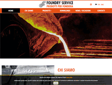 Tablet Screenshot of foundryservice.it